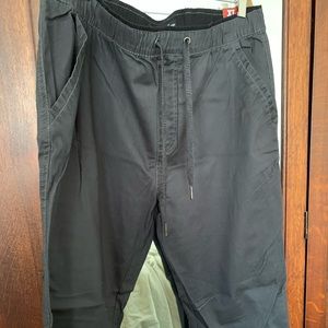 Men’s drawstring cargo pants XL